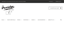 Tablet Screenshot of johnpartridge.com